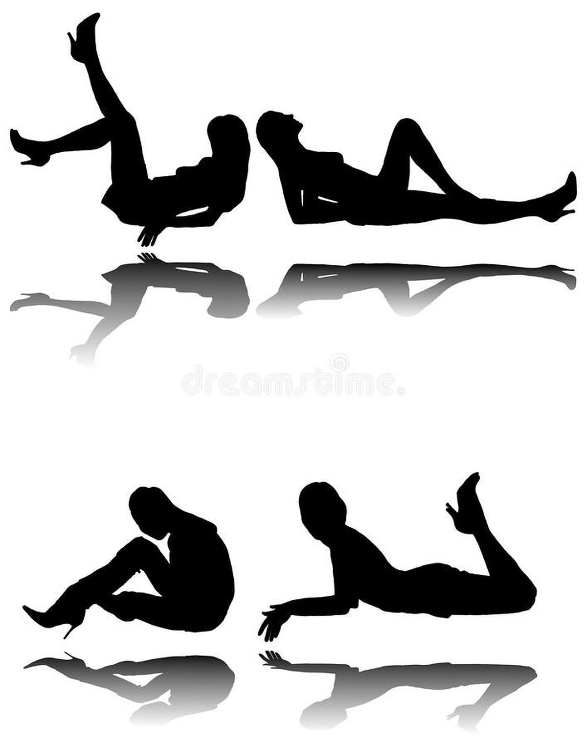 Ext Png Sexy Woman Silhouette In Bikini - Silhouettes Of A Woman Stock Vector. Illustration Of Human 161