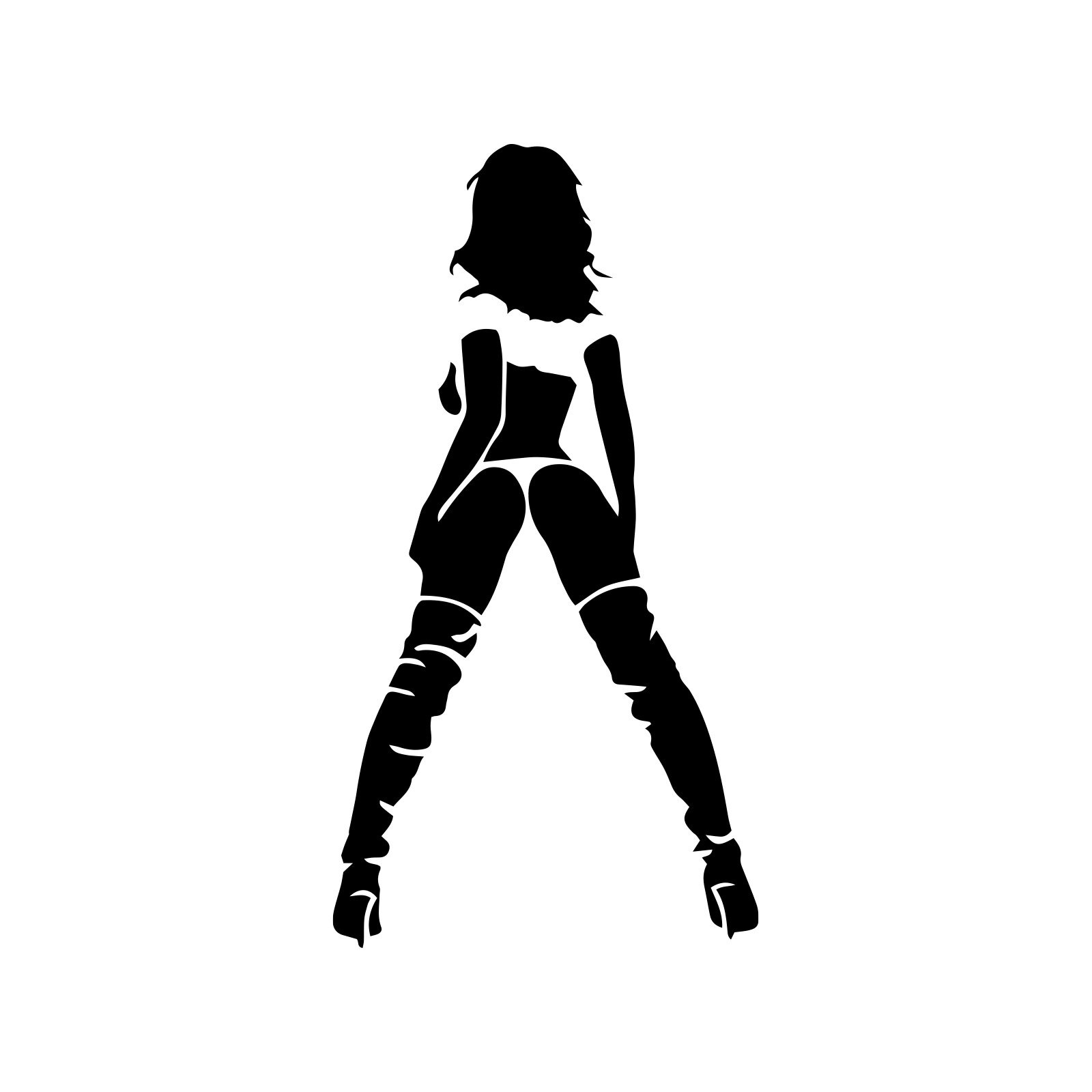 Ext Png Sexy Woman Silhouette In Bikini - Bargain Max Decals Sexy Girl Silhouette Decal Notebook Car Lapto