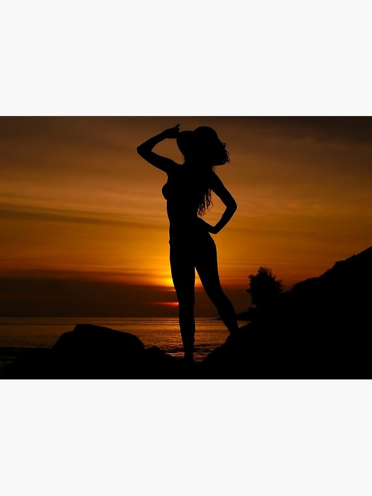 Ext Png Sexy Woman Silhouette In Bikini - Sexy Woman Silhouette Canvas Print For Sale By 104Paul Redbubbl