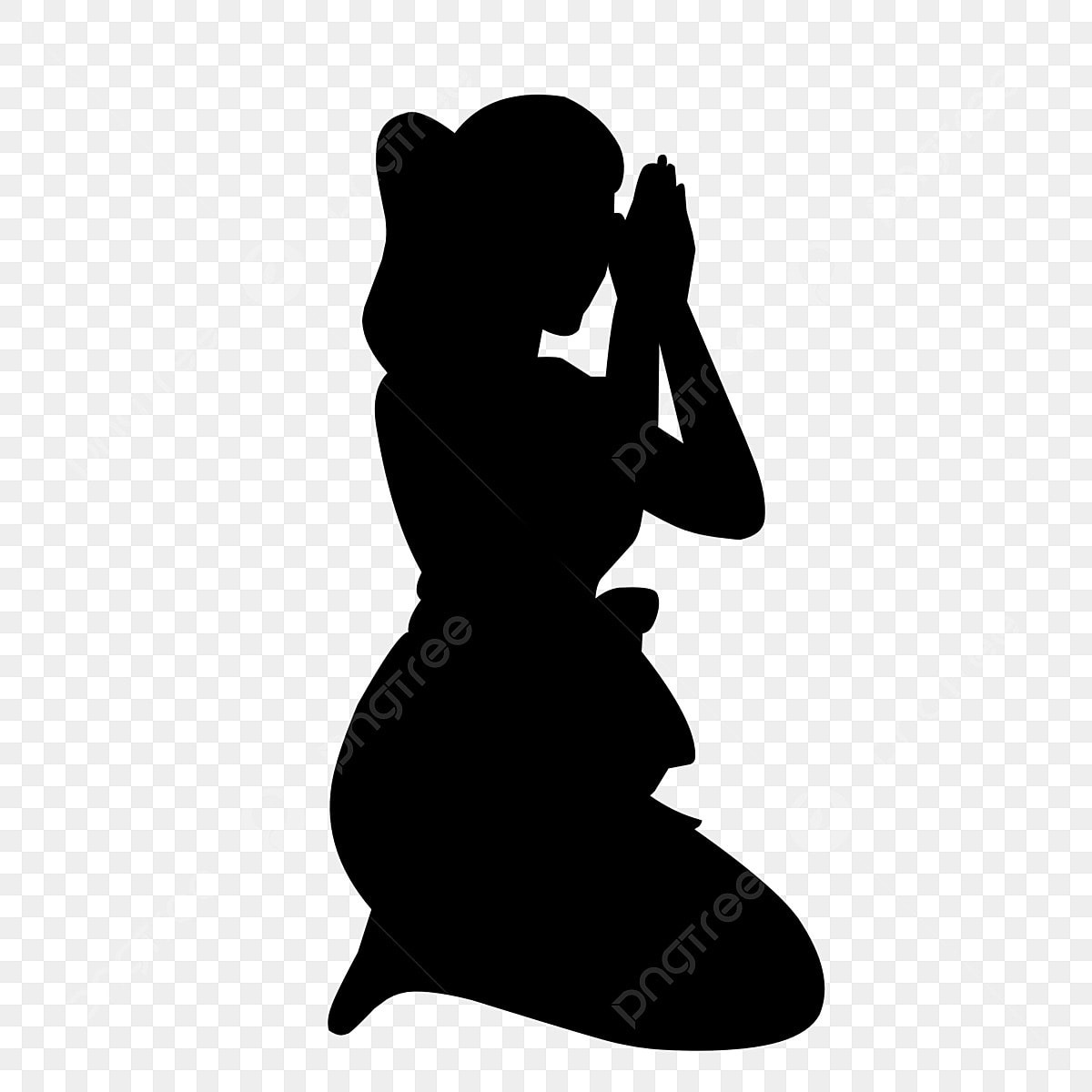 Photos - Woman Praising God Silhouette Png And Vector Images Free Downloa