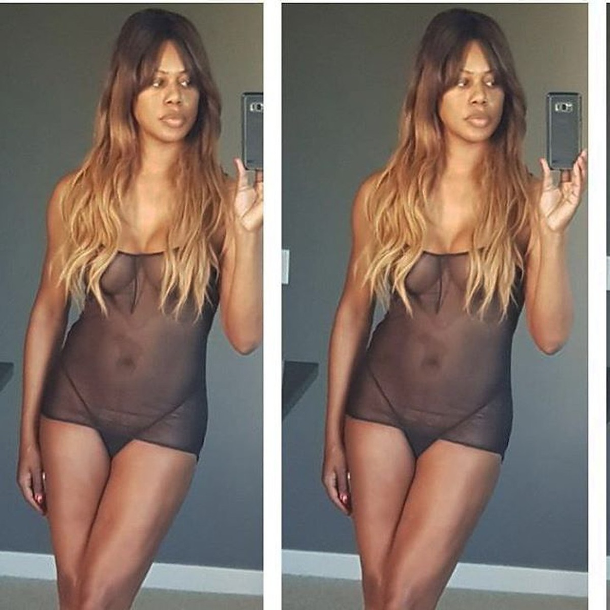 Selfies Lingerie - Exclusive To Ex-Boyfriend-Turned-Virgin Laverne Cox