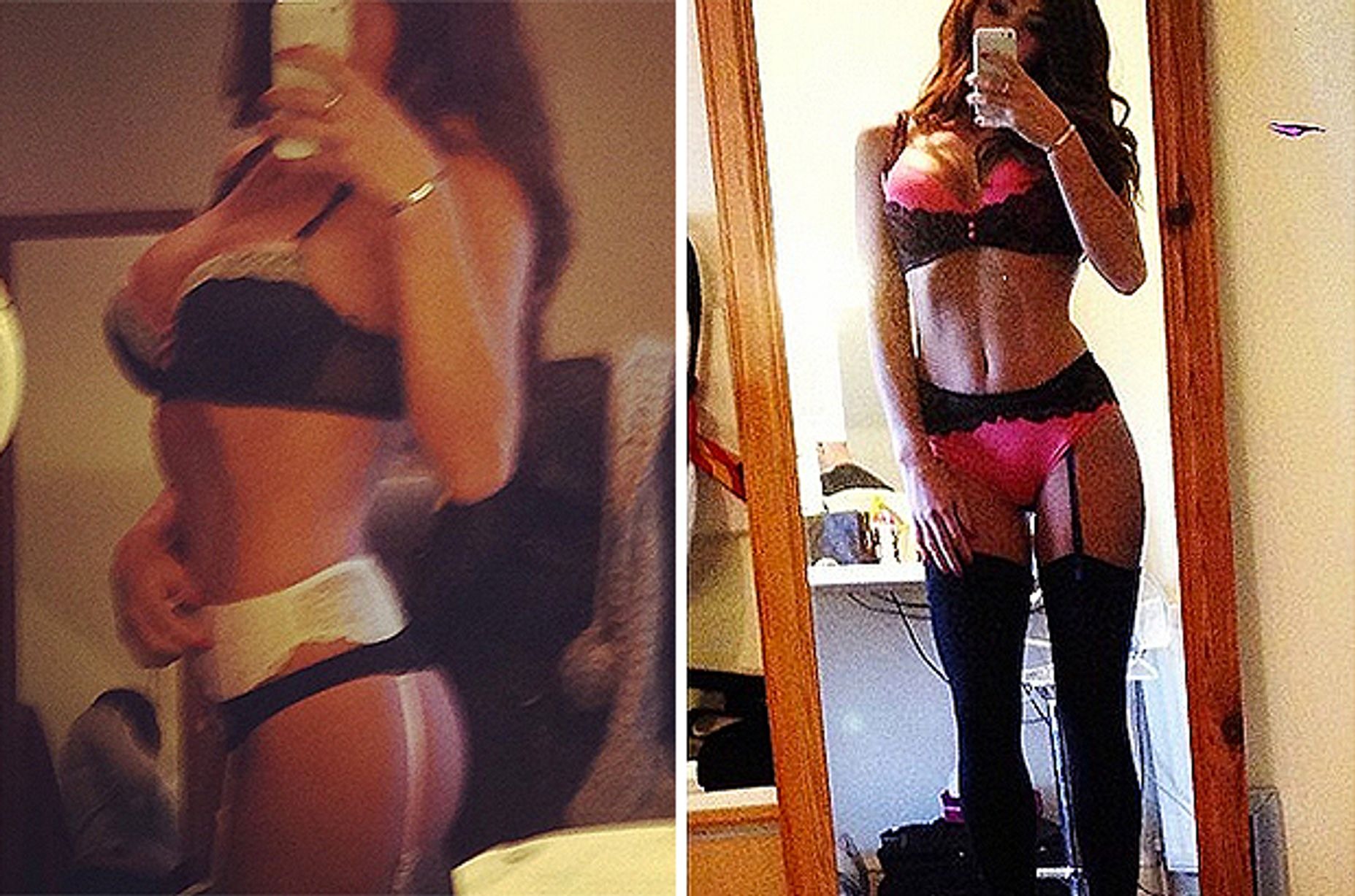 Selfies Lingerie - Sexy Selfies Of The Week Mirror Online