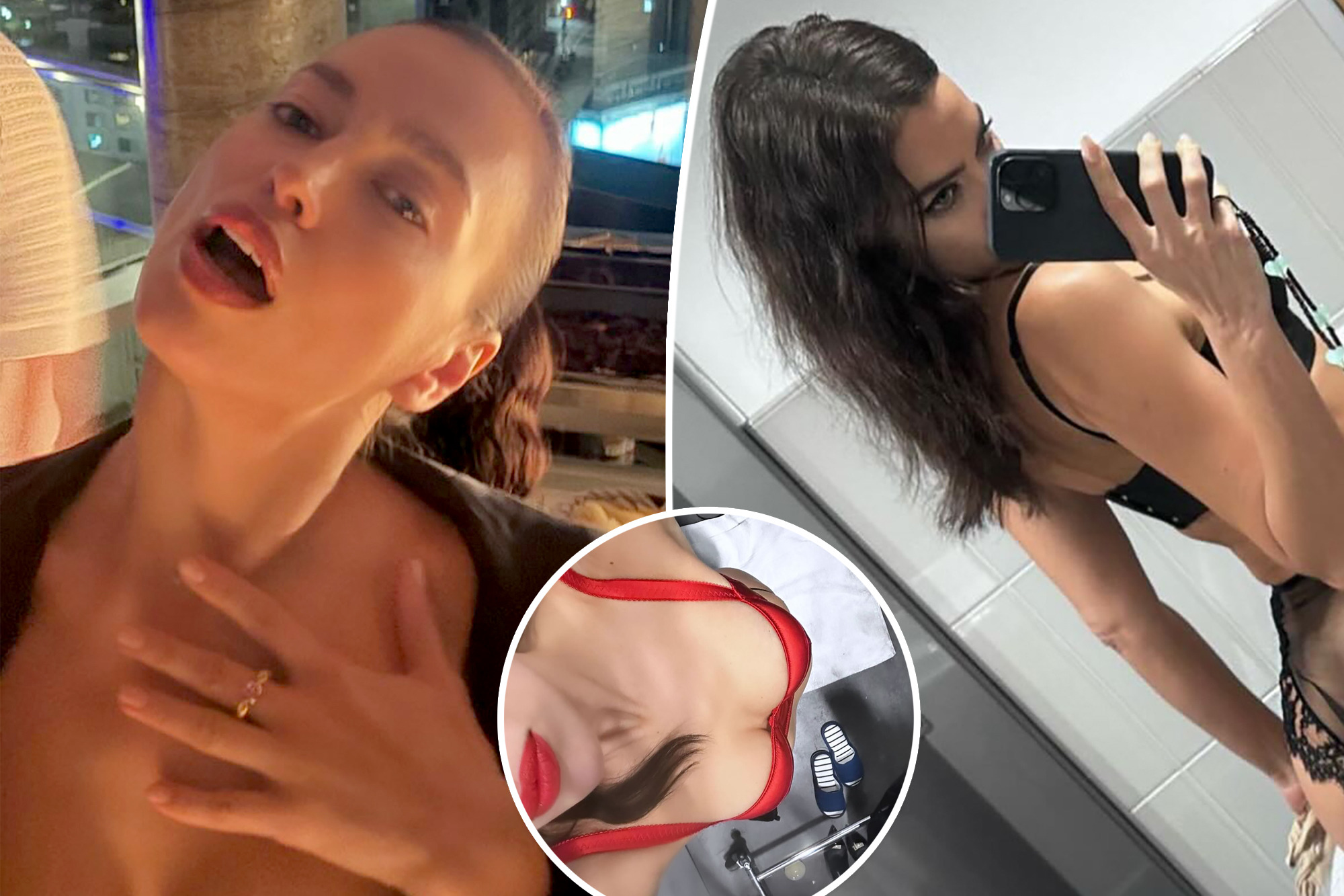Selfies Lingerie - Irina Shayk Shares Sultry Lingerie Selfie While 'Boyfriend Shopp (1)