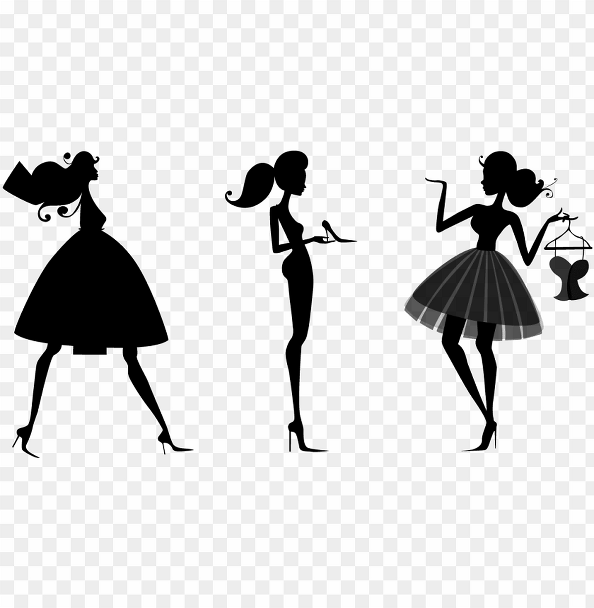 Photos - Free Download Hd Png Fashion Silhouette Transparent Background