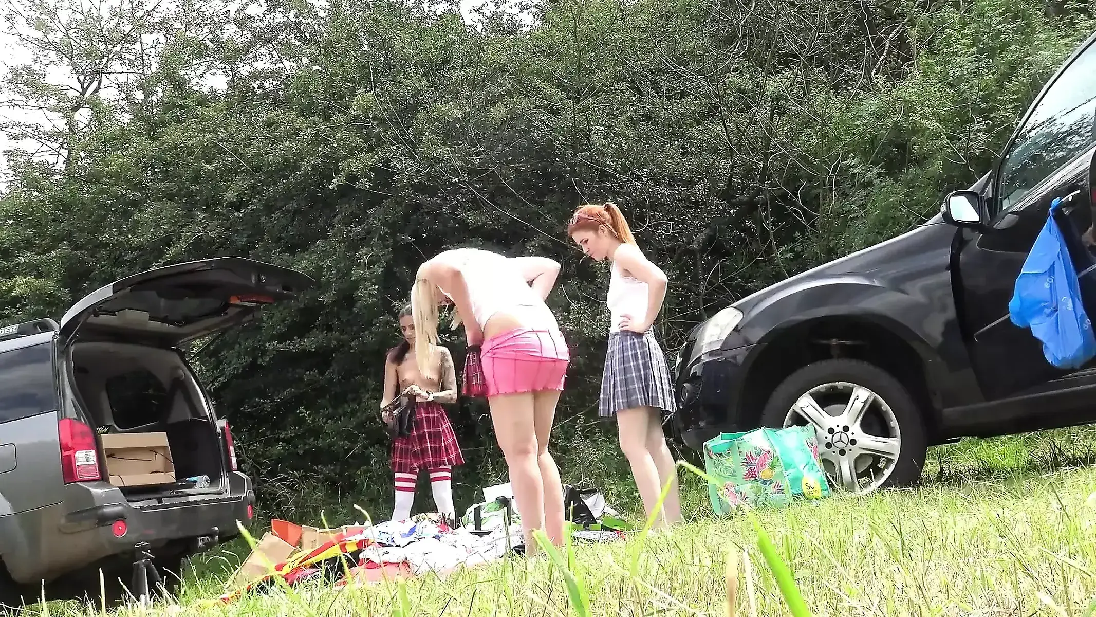 Photos - Me In My Short White Mini Skirt Asian Ass Flashing In A Mall Wal