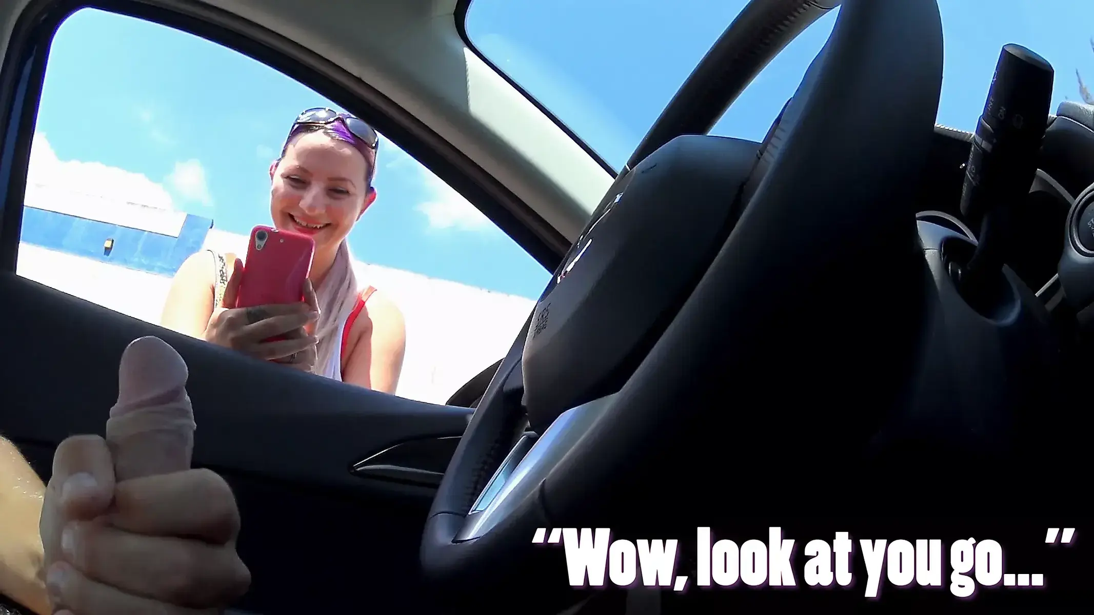 Slender Wearing Glasses Flashing Tits In Car - Flashing Outdoor Ass And Dick With Cumshot Porn Video On Xhamst