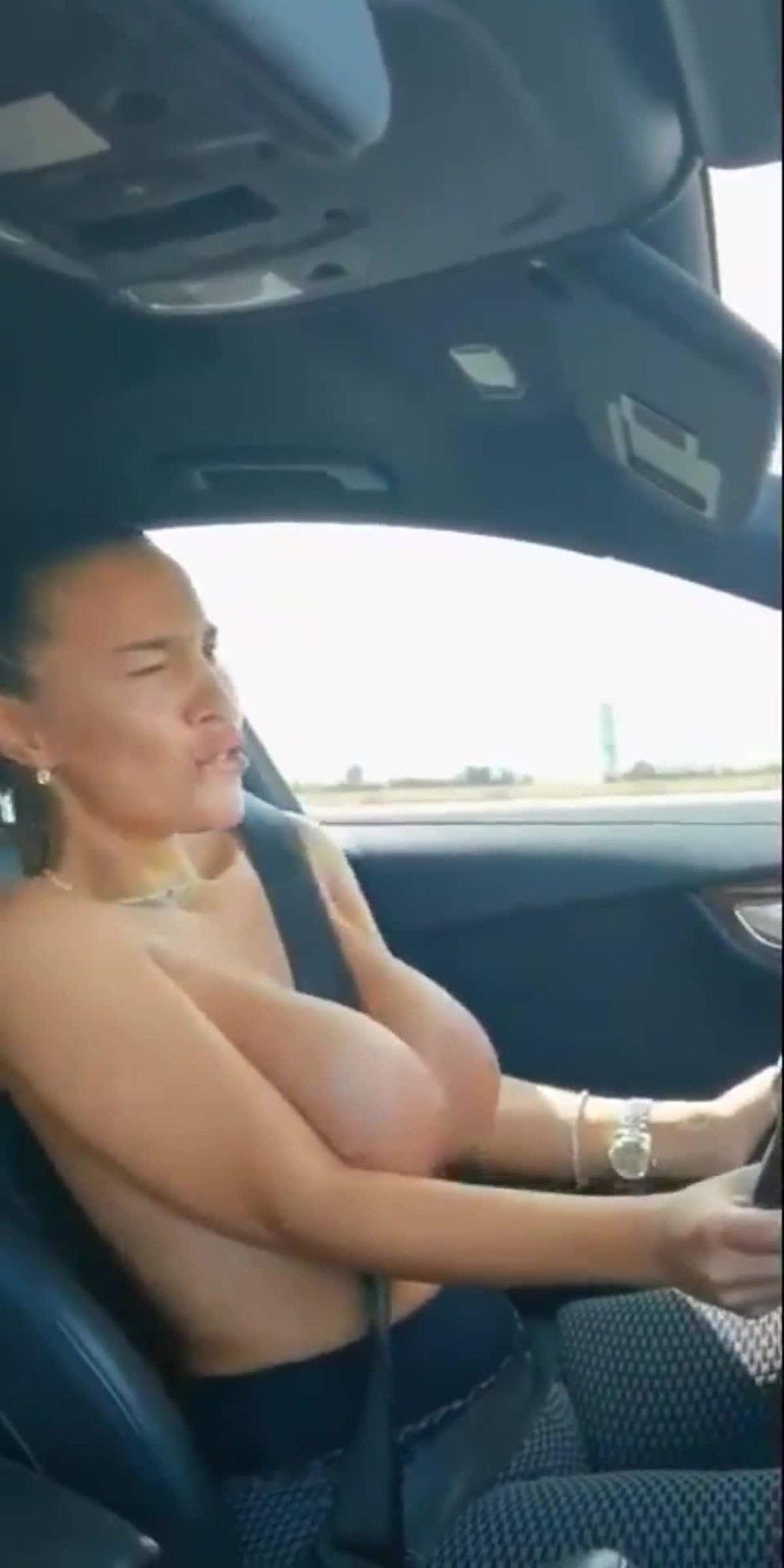 Slender Wearing Glasses Flashing Tits In Car - Test Driving Porn Clip At Givemeporn.club