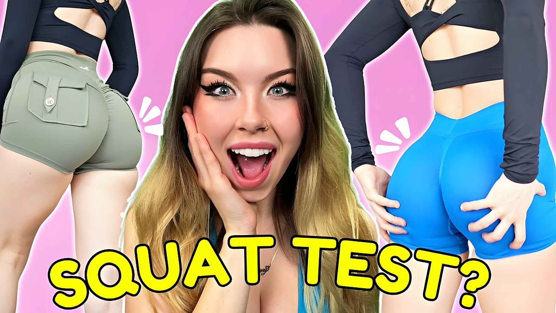 Photos - [4K] Tight Yoga Leggingsshorts Try On Haul!