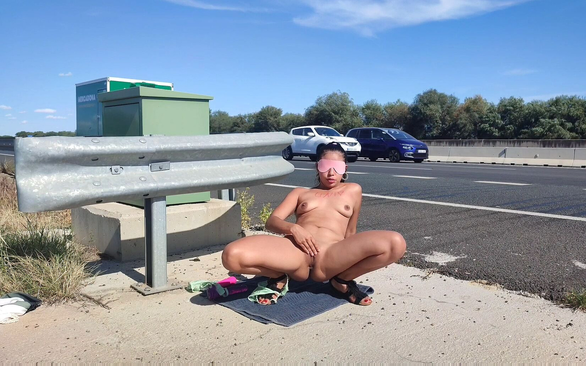 Public Nudity Photo P S S Amazing Pussy… Follow Me For - Hot Latina Masturbating On The Highway Von Naughty Pocahontas Fa