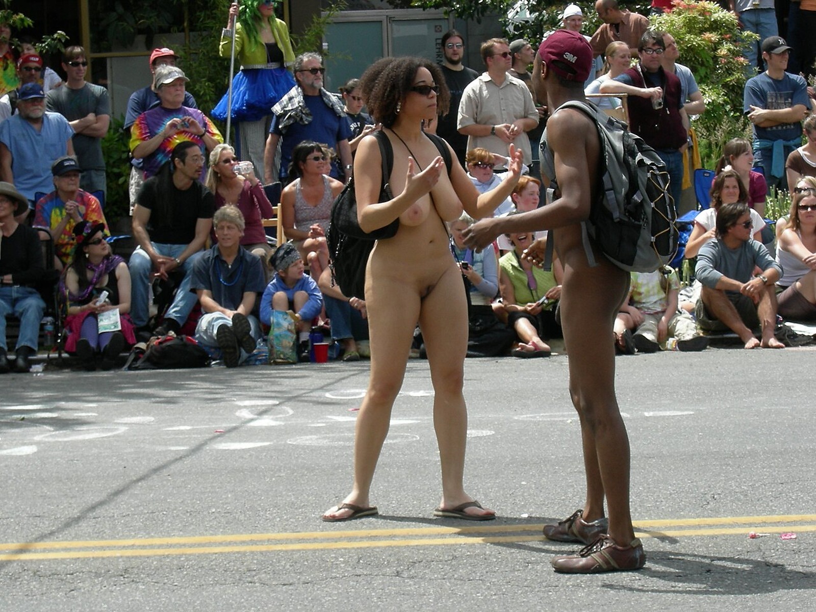 Public Nudity Photo P S S Amazing Pussy… Follow Me For - Filefremont Solstice Parade 2007 Naked Couple 03.Jpg Wikiped