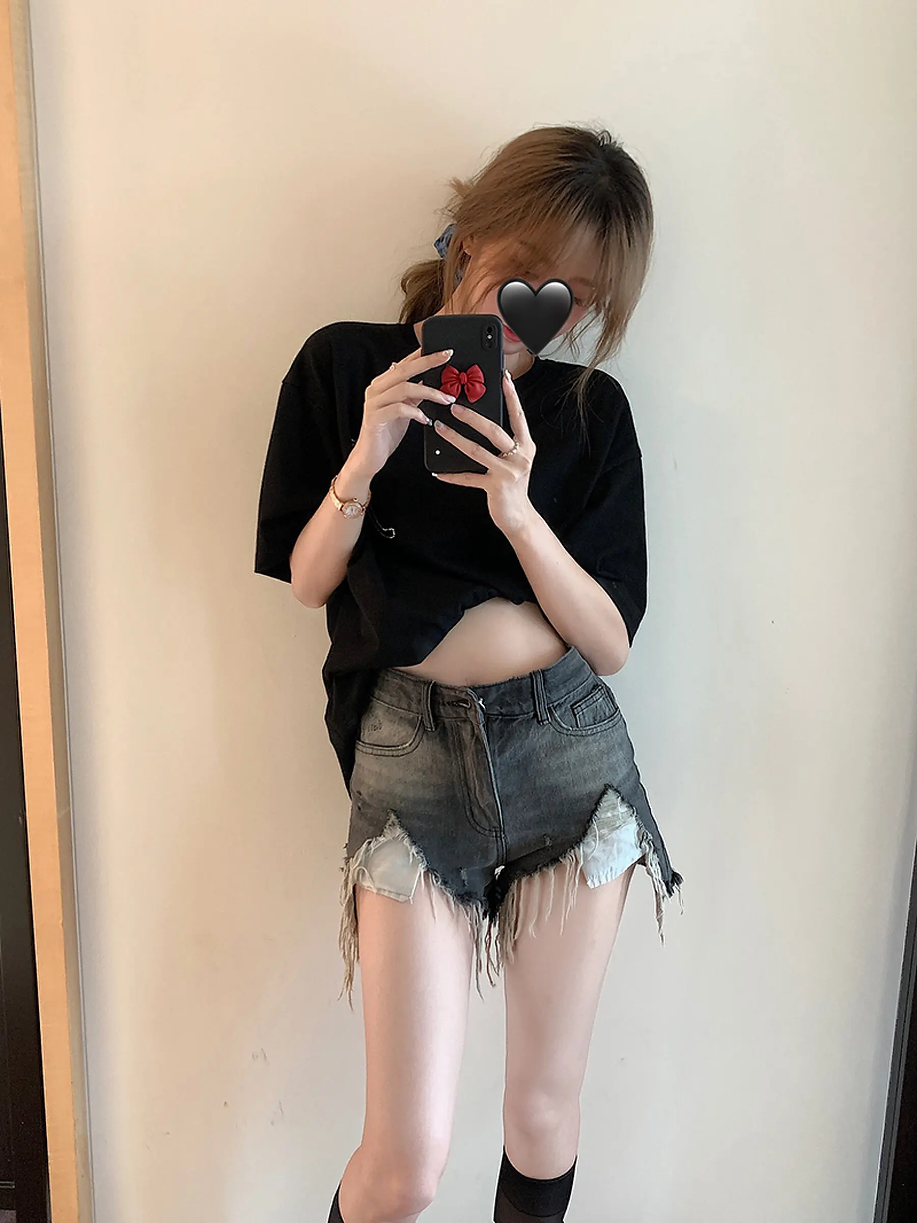 Selfies Booty Shorts - Car And Casual Summer Ripped Denim Booty Shorts High Waists Fur Lined Sh