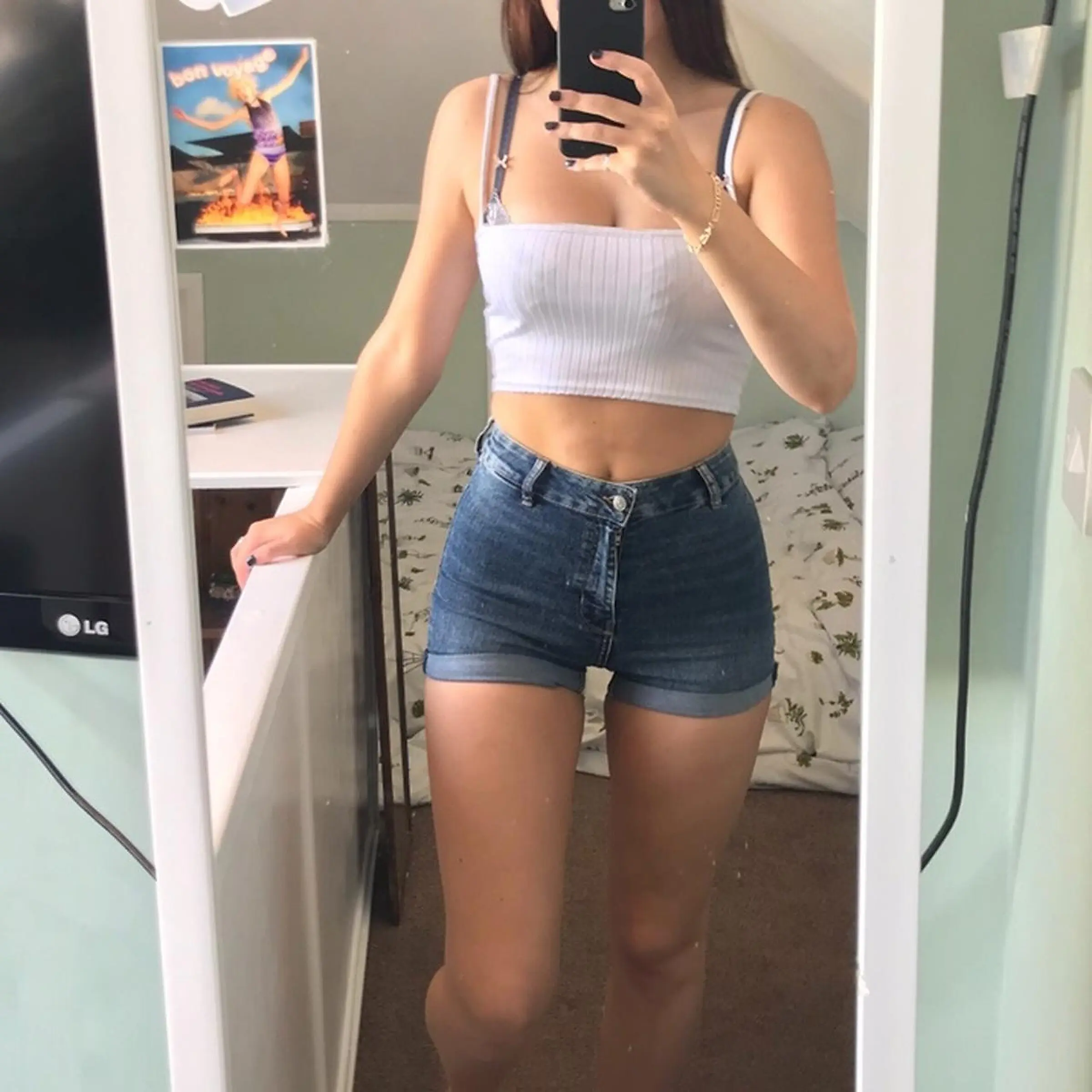 Selfies Booty Shorts - Car And Teeny Tiny Booty Shorts Size 8 Only Worn For