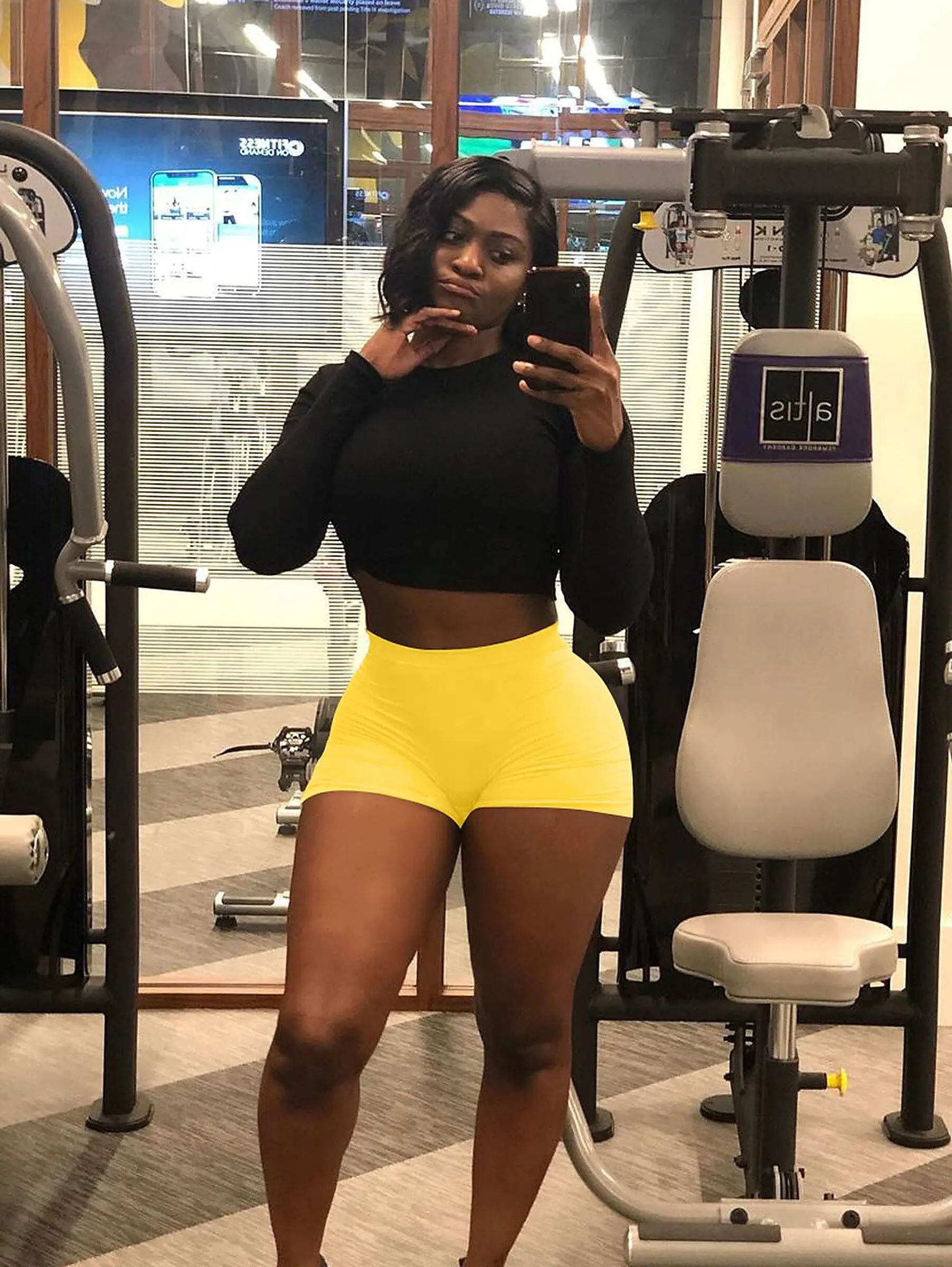 Selfies Booty Shorts - Car And Snapklik.com Boriflors Womens Sexy Workout Gym Biker Elastic Wa