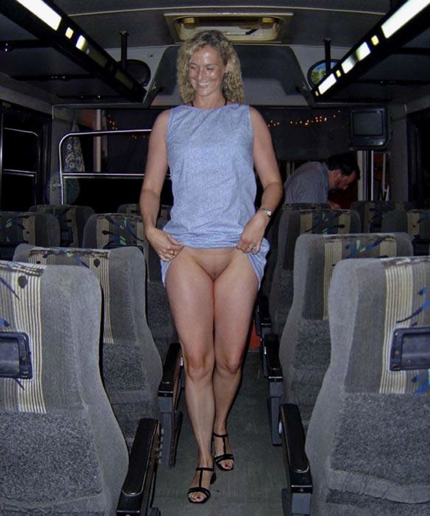 Flashing Pussy In Train - What's A Nice Girl Like You Doing (Naked) In A Place Like This P