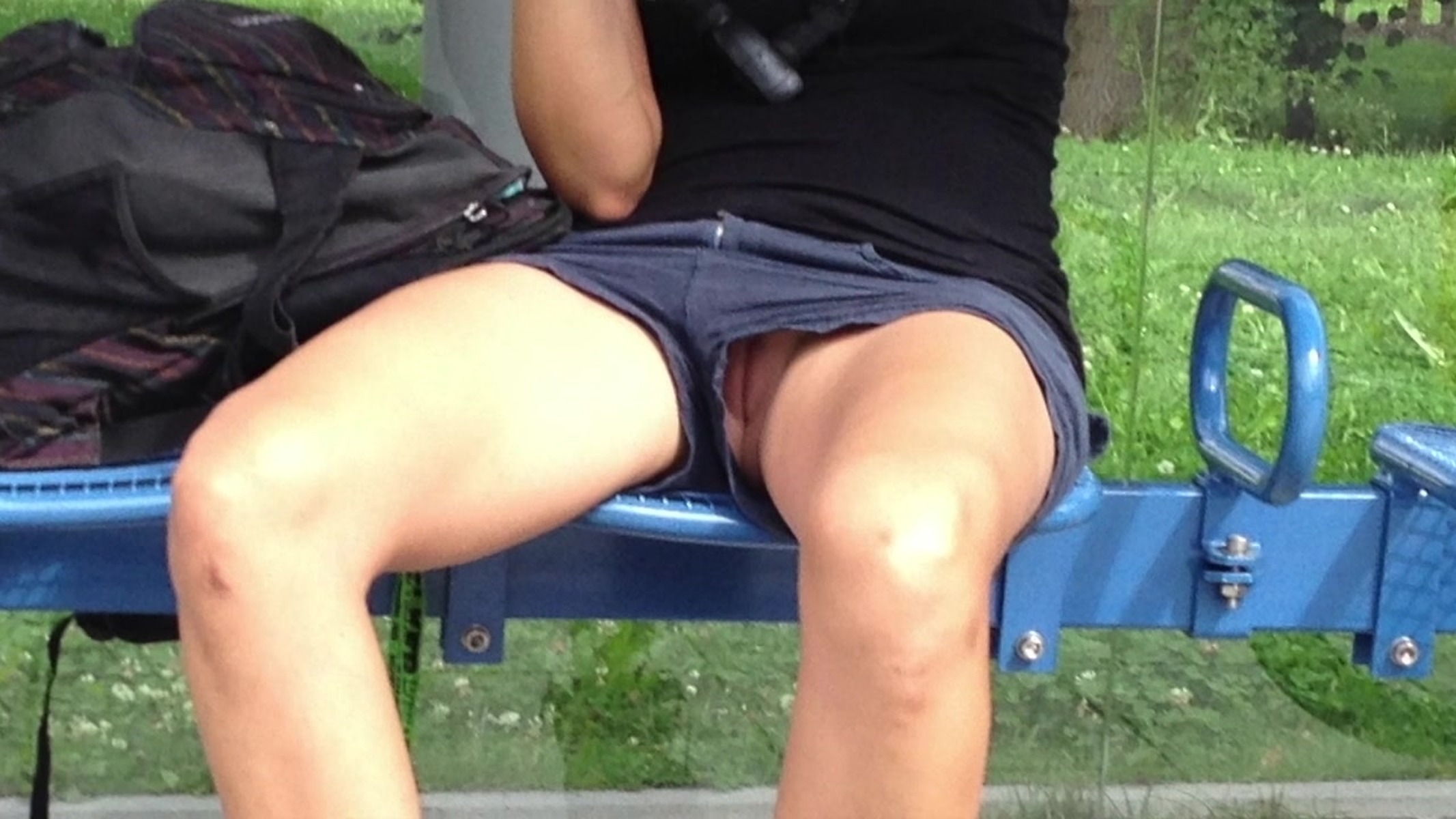 Flashing Pussy In Train - Perfect Pussy Upskirt With Strange Brunette Yoke Telegraph