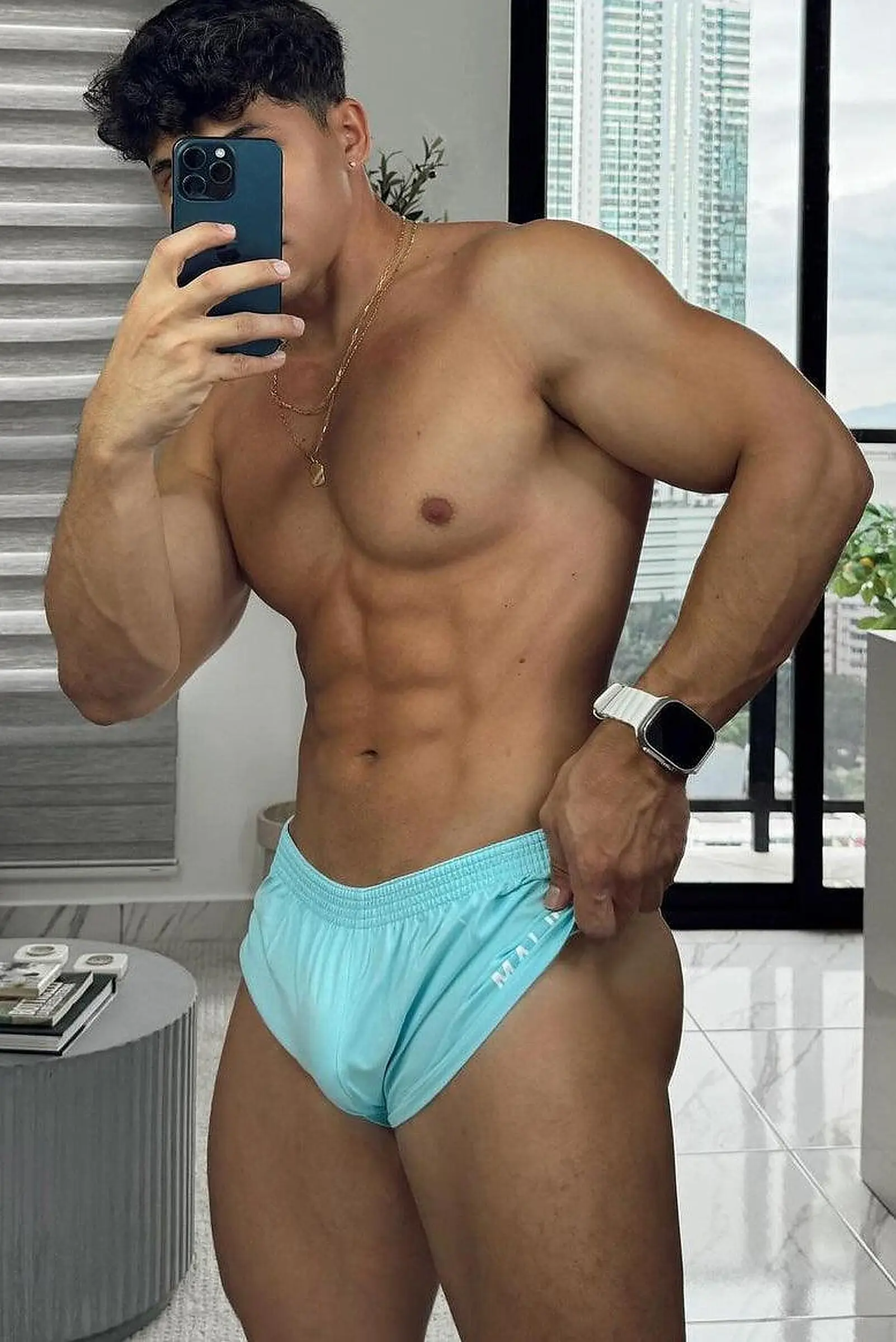 Selfies Booty Shorts - Car And Stretch It 2 Short Shorts Electric Blue Jj Malibu