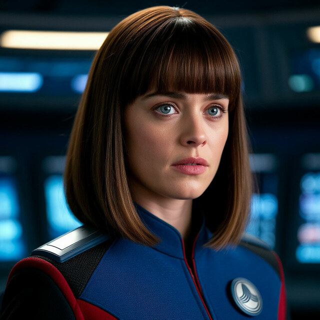 Photos - The Image Shows A Young Woman, Young Robin Jessica Tunney , In A