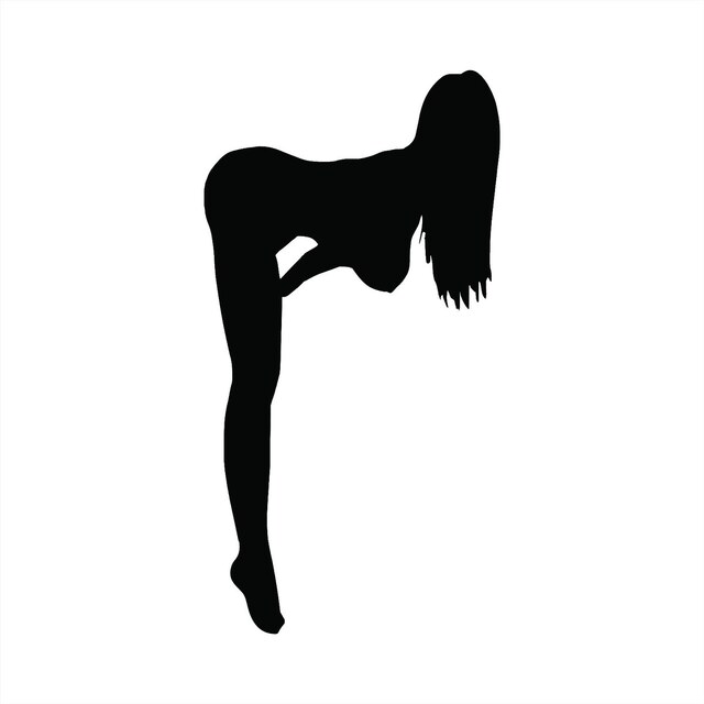 Ext Png Sexy Woman Silhouette In Bikini - 20Cm Sexy Female Silhouette #4 Car,4X4,Ute,Caravan,Boat,Mancave