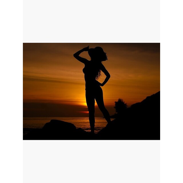 Ext Png Sexy Woman Silhouette In Bikini - Sexy Woman Silhouette Canvas Print For Sale By 104Paul Redbubbl