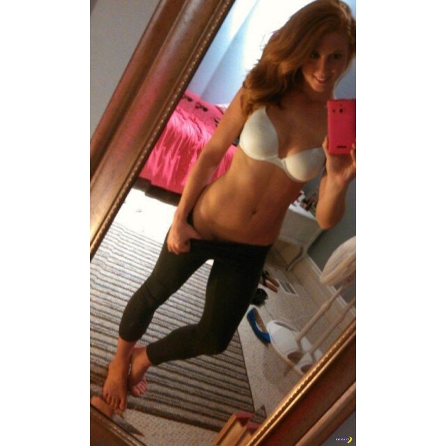 Selfies Lingerie - Red-Haired Girls Post 30 Banana.by 50 Shades Of Yellow Better