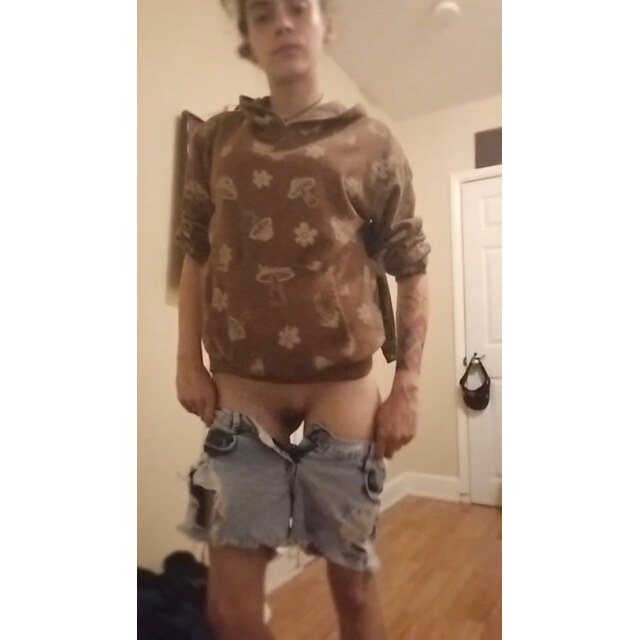 Photos - Teen Takes Off Panties Goes Commando In Short Shorts Thisvid.c