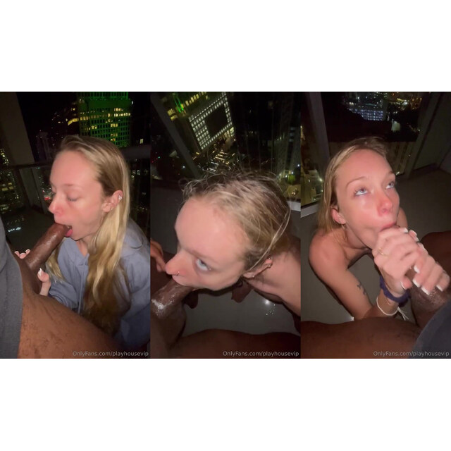 Zoe Neli Fuck - Bad Barbie Teases In Pov Balcony Fuck Video With Big Black Cock (1)