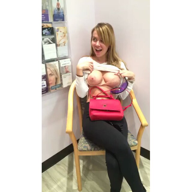 Slender Wearing Glasses Flashing Tits In Car - Showing Tits Pulling Tiny Panties Into Photo Telegraph