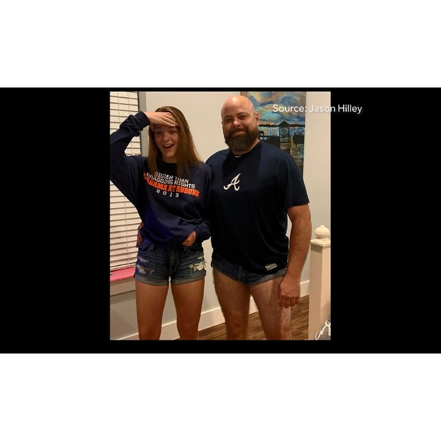 Selfies Booty Shorts - Car And Florida Father Wears Short Shorts To Teach Daughter Dress Code