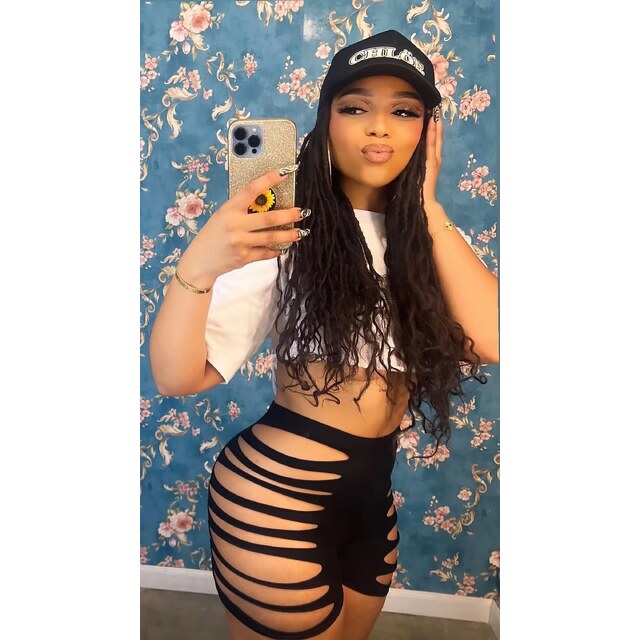 Selfies Booty Shorts - Car And Chloe Bailey Wears Cutout Biker Shorts And In Pieces Merch Ps F