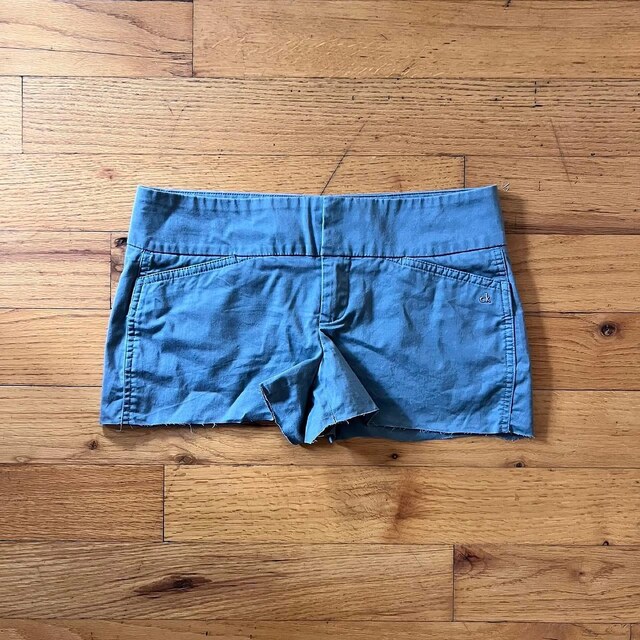 Selfies Booty Shorts - Car And Low Rise Mini Shorts Calvin Klein S 4 6 Mercari