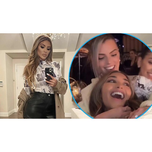 Selfies Booty Shorts - Car And Larsa Pippen Stuns In Leather Short Shorts While Partying With C